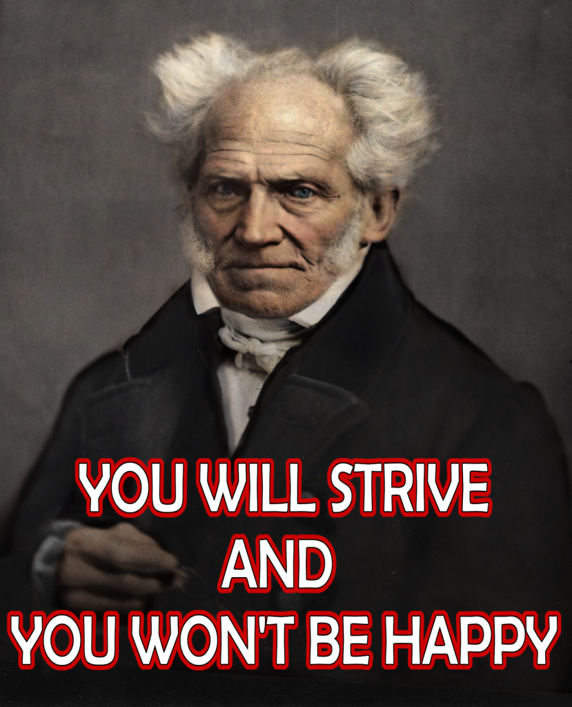 Schopenhauer and the striving The Stand Up Philosophers