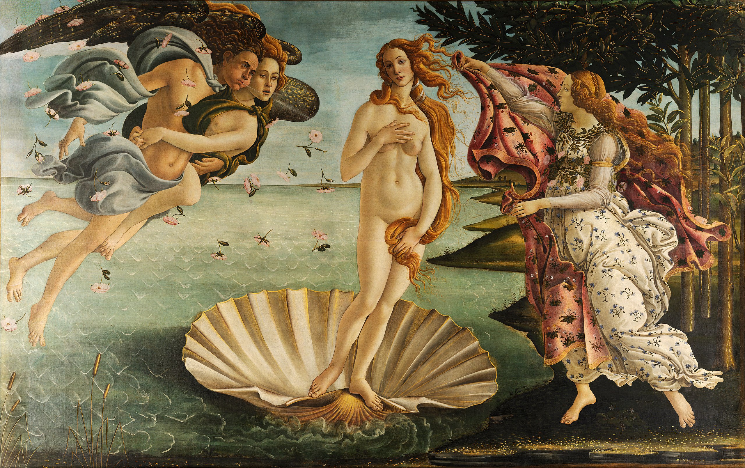 Botticelli the birth of venus